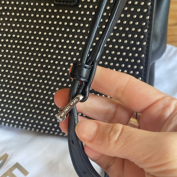 Michael Kors Studded Leather Purse - Picture 10 of 11